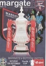 Margate v Sutton United 12-Sep-2009