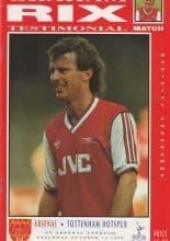 Arsenal v Tottenham Hotspur 13-Oct-1990