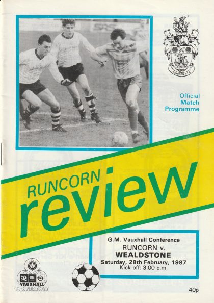 Runcorn v Wealdstone 28-Feb-1987