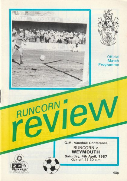 Runcorn v Weymouth 04-Apr-1987