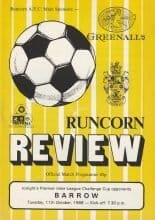 Runcorn v Barrow 11-Oct-1988