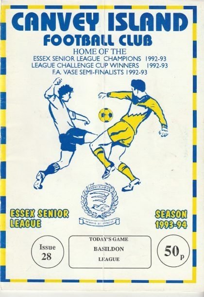 Canvey Island v Basildon United 20-Mar-1994