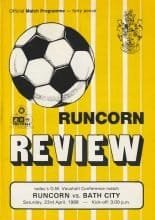 Runcorn v Bath City 23-Apr-1988