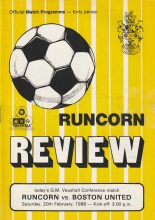 Runcorn v Boston United 20-Feb-1988