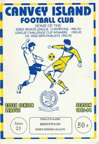 Canvey Island v Brentwood 26-Feb-1994