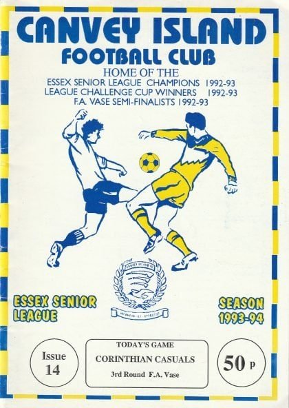 Canvey Island v Corinthian Casuals 11-Dec-1993
