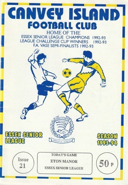 Canvey Island v Ford United 28-Apr-1994