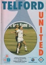 Telford United v Kidderminster Harriers 20-Feb-1996