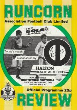 Runcorn v Northwich Victoria 01-Jan-1985