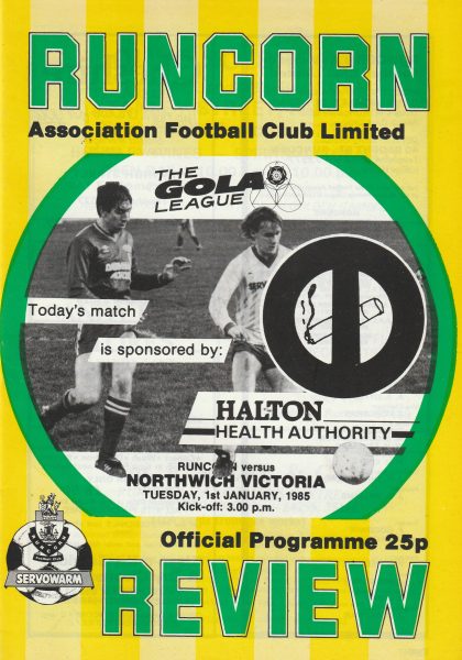 Runcorn v Northwich Victoria 01-Jan-1985
