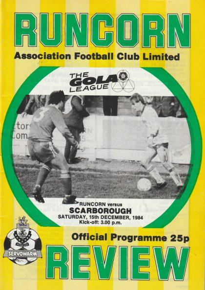 Runcorn v Scarborough 15-Dec-1984