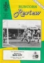 Runcorn v Bath City 16-Mar-1991