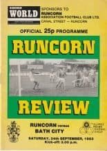 Runcorn v Bath City 24-Sep-1983