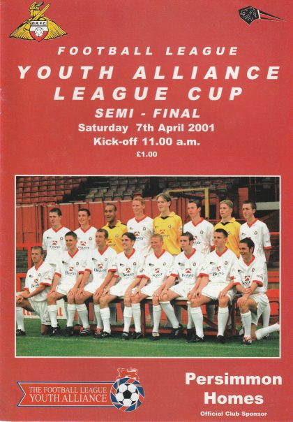 Doncaster Rovers Youth v Bradford City Youth  07-Apr-2001