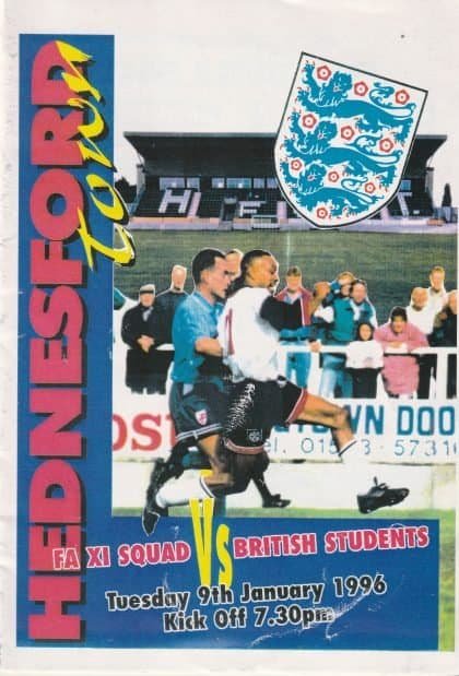 FA XI v British Students 09-Jan-1996