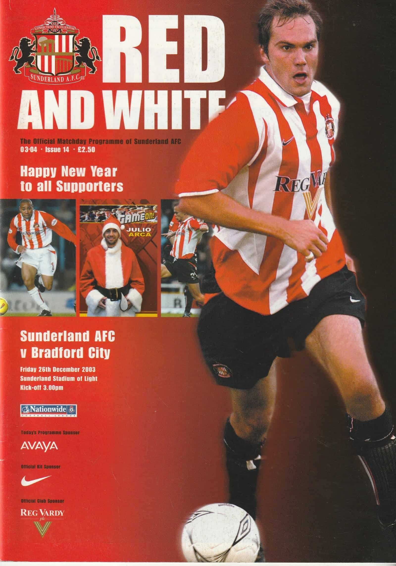 Sunderland v Bradford City 26-Dec-2003