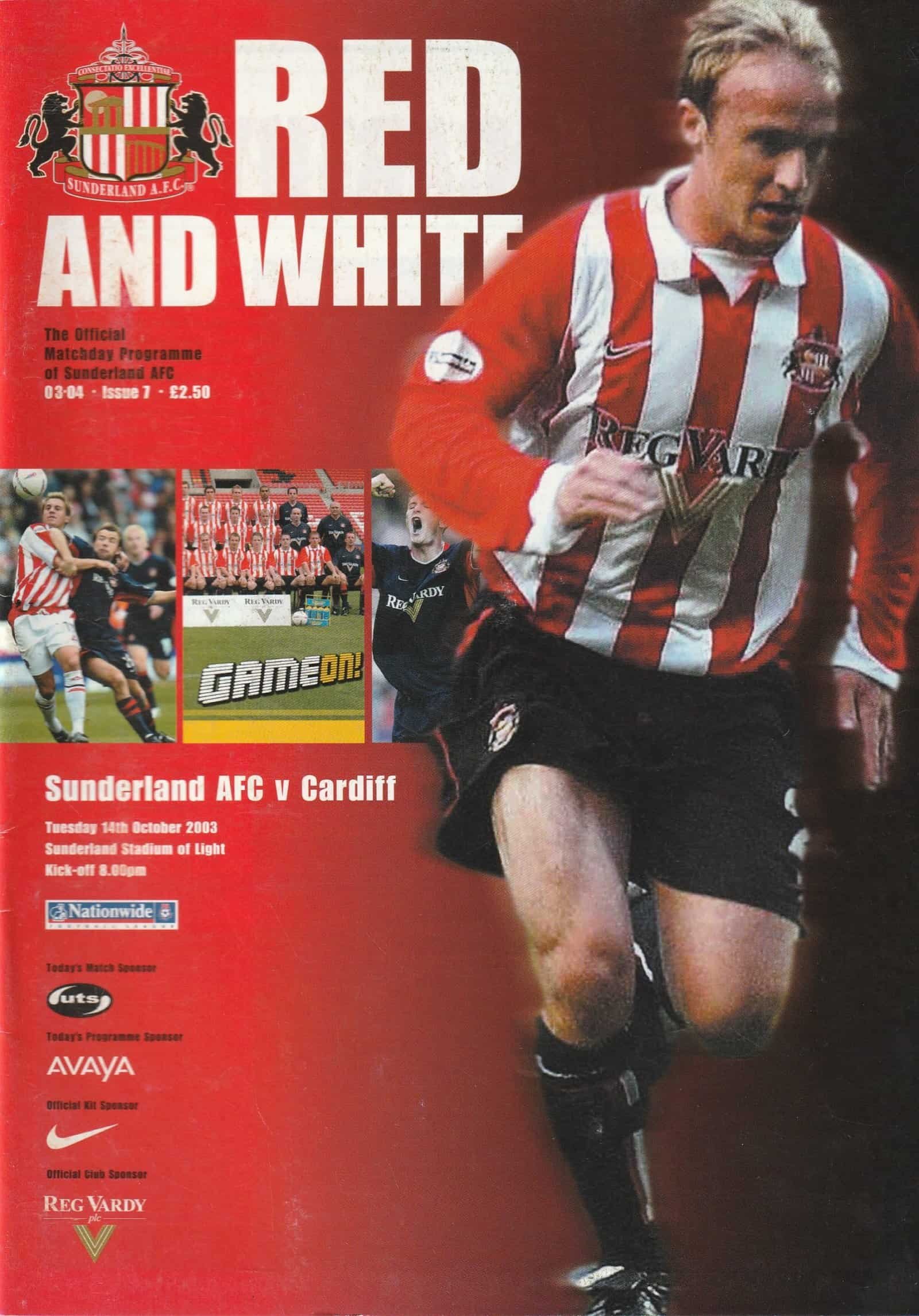 Sunderland v Cardiff City 14-Oct-2003