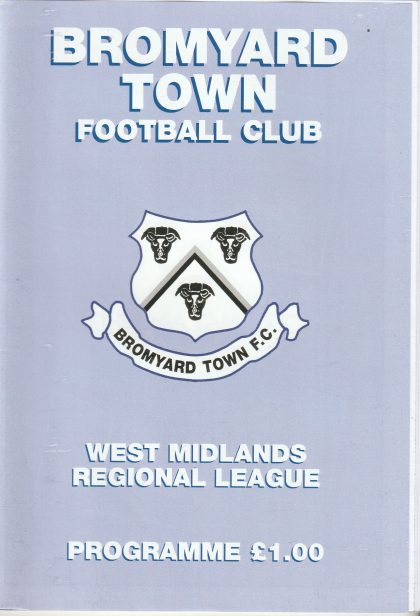 Bromyard Town v Clee Hill 25-Sep- 2018