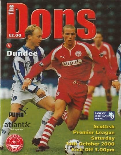 Aberdeen v Dundee 14-Oct-2000