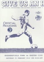 Huddersfield Town v Exeter City 25-Feb-2012