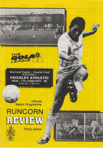 Runcorn v Frickley Athletic 17-Feb-1986