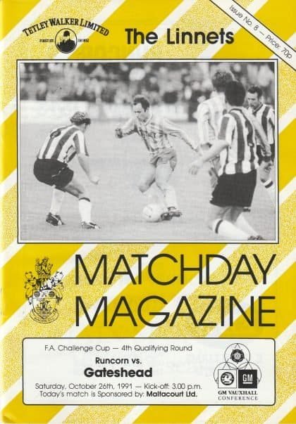 Runcorn v Gateshead 26-Oct-1991