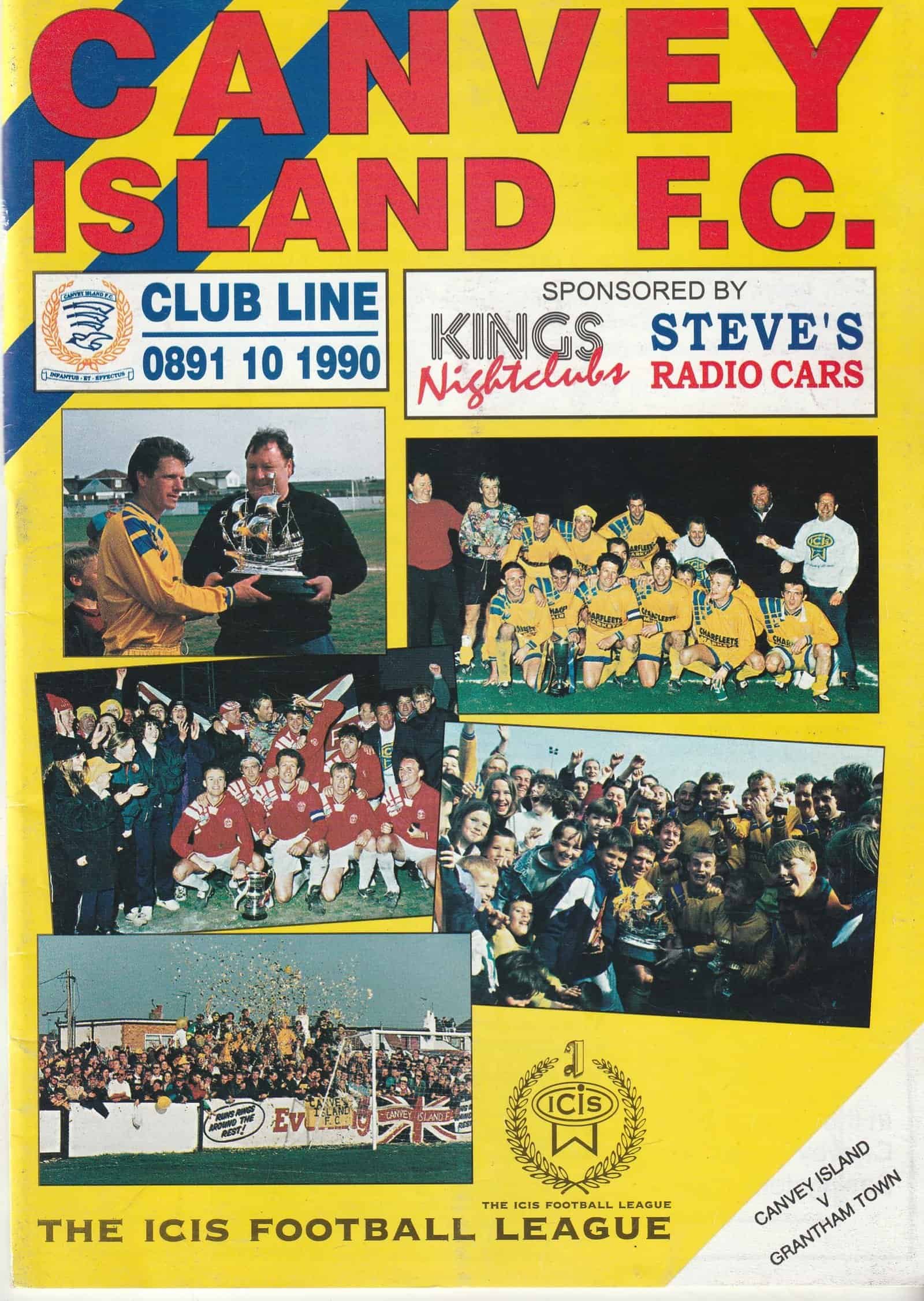 Canvey Island v Grantham Town 28-Sep-1996