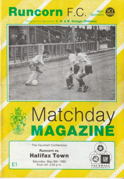 Runcorn v Halifax Town 06-May-1995