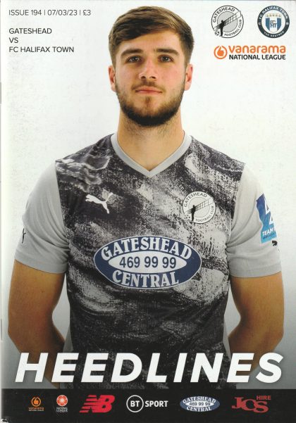 Gateshead v FC Halifax Town 07-Mar-2023