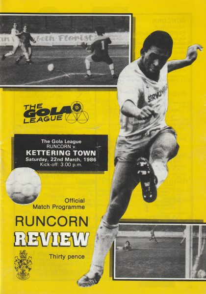 Runcorn v Kettering Town 22-Mar-1986
