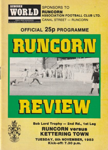 Runcorn v Kettering Town  08-Nov-1983