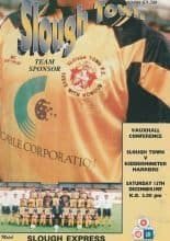 Slough Town v Kidderminster Harriers 13-Dec-1997