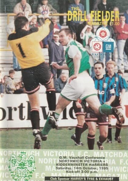 Northwich Victoria v Kidderminster Harriers 14-Oct-1995