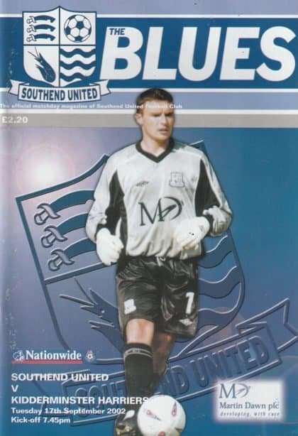 Southend United v Kidderminster Harriers  17-Sep-2002