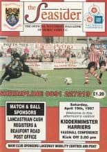 Morecambe v Kidderminster Harriers  19-Apr-1997