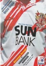 Stevenage Borough v Kidderminster Harriers 25-Jan-1997