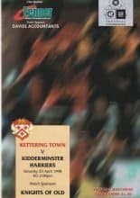 Kettering Town v Kidderminster Harriers 25-Apr-1998