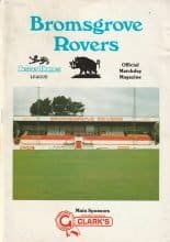 Bromsgrove Rovers v Kidderminster Harriers 27-Oct-1990