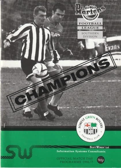 Forest Green Rovers v Kidderminster Harriers 02-Aug-1997