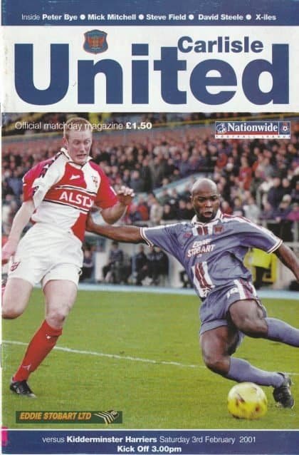 Carlisle United v Kidderminster Harriers  03-Feb-2001