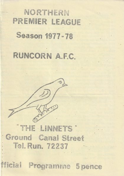 Runcorn v Lancaster City 23-Jan-1978