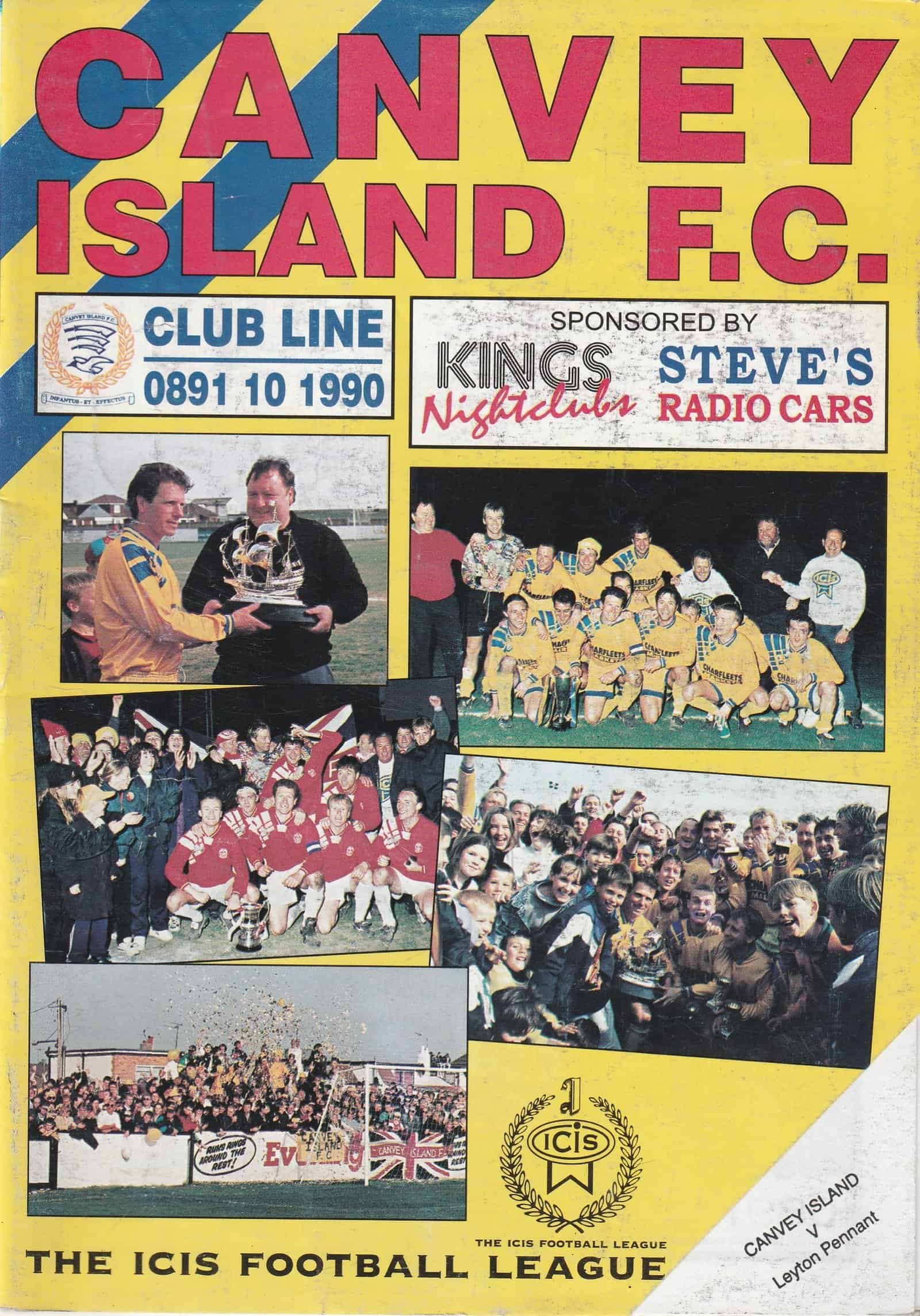 Canvey Island v Leyton Pennant 16-Nov-1996