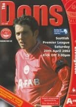 Aberdeen v Livingston  20-Apr-2002