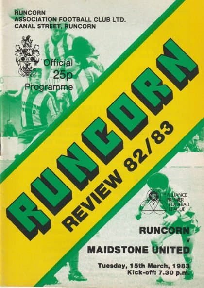 Runcorn v Maidstone United 15-Mar-1983