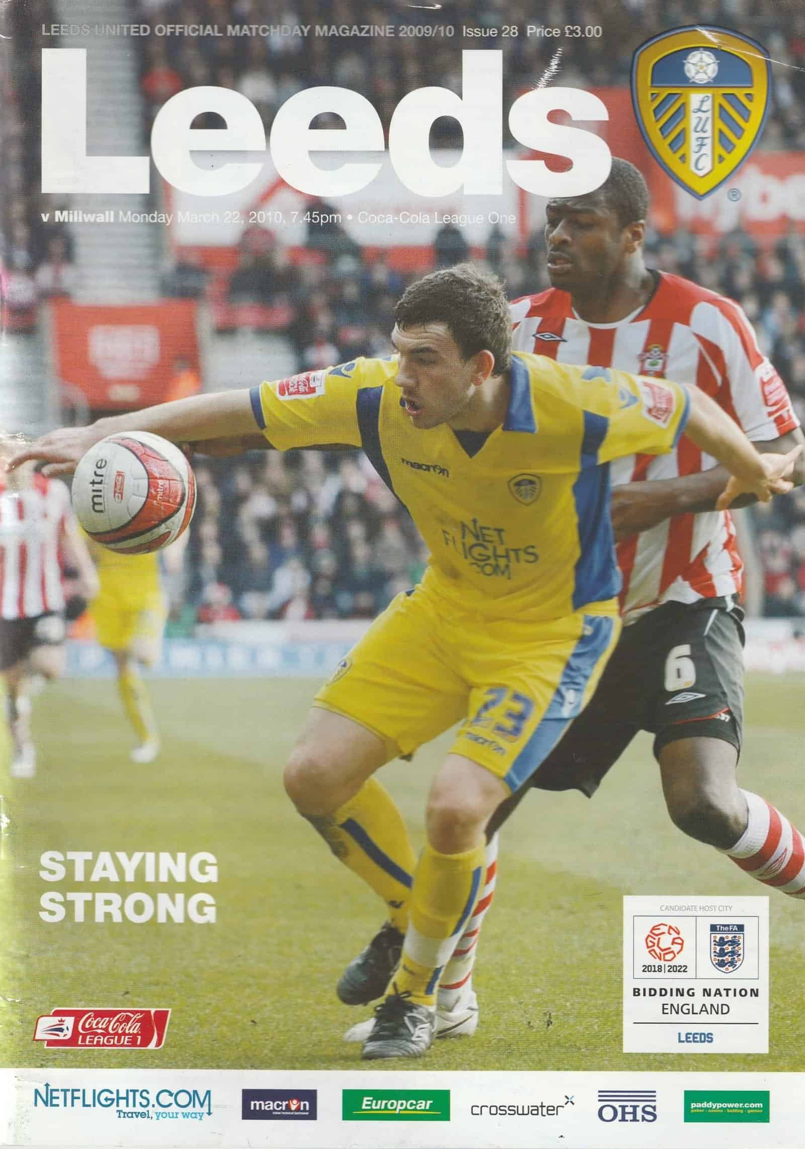 Leeds United v Millwall  22-Mar-2010
