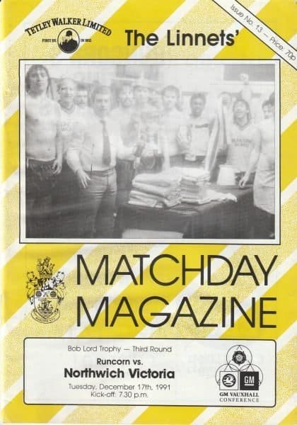 Runcorn v Northwich Victoria 17-Dec-1991