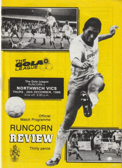 Runcorn v Northwich Victoria 26-Dec-1985