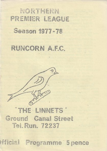 Runcorn v Northwich Victoria 02-Jan-1978