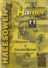 Halesowen Town v Nuneaton Borough 01-Jan-1999