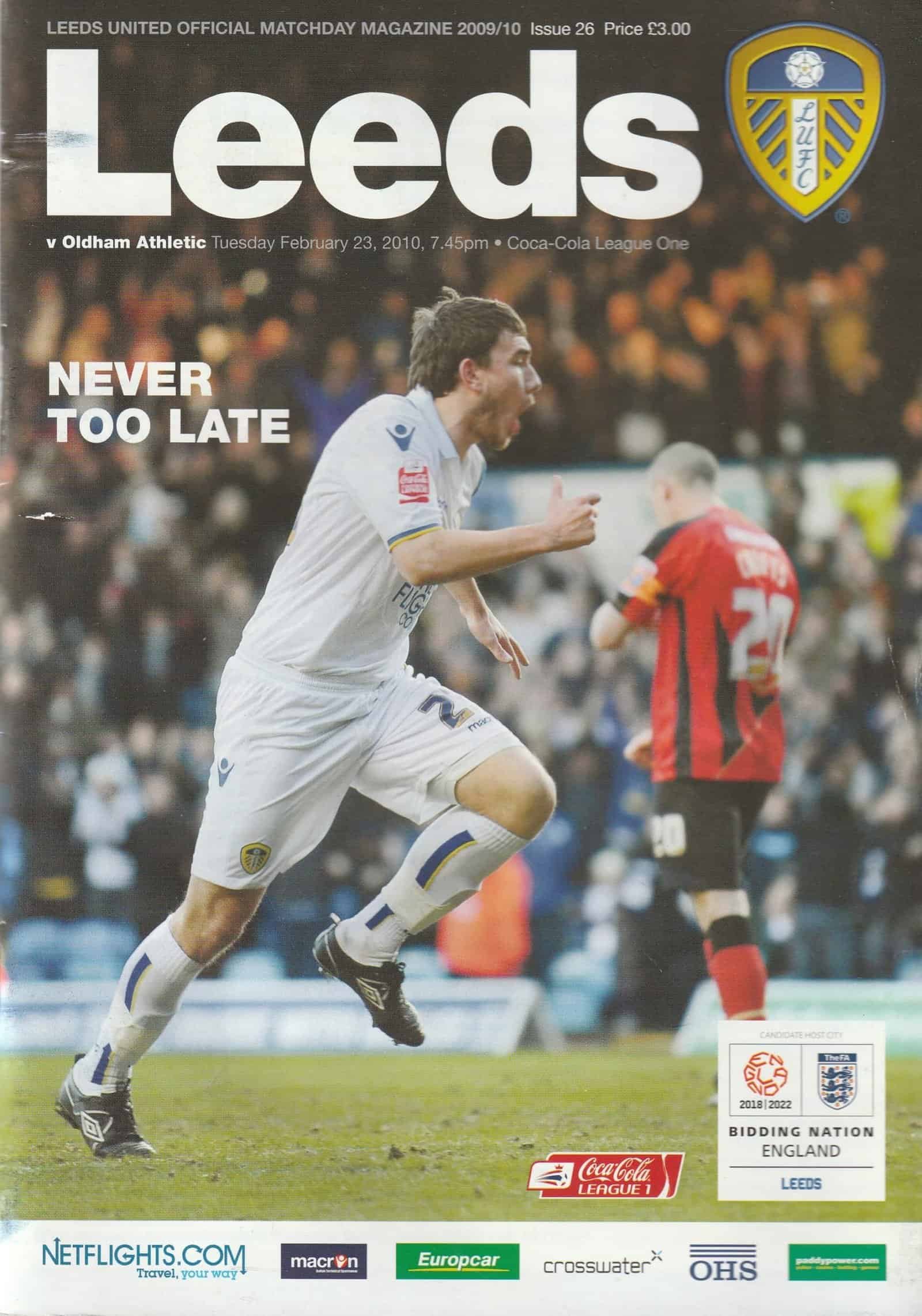Leeds United v Oldham Athletic 23-Feb-2010
